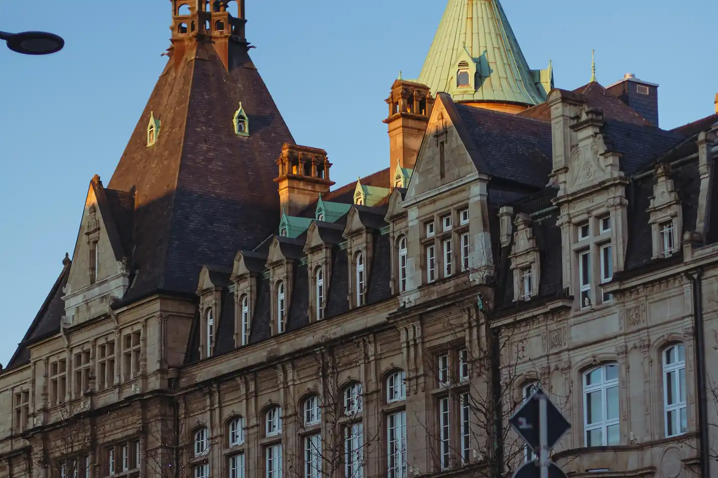 Belle Époque façades in Luxembourg City