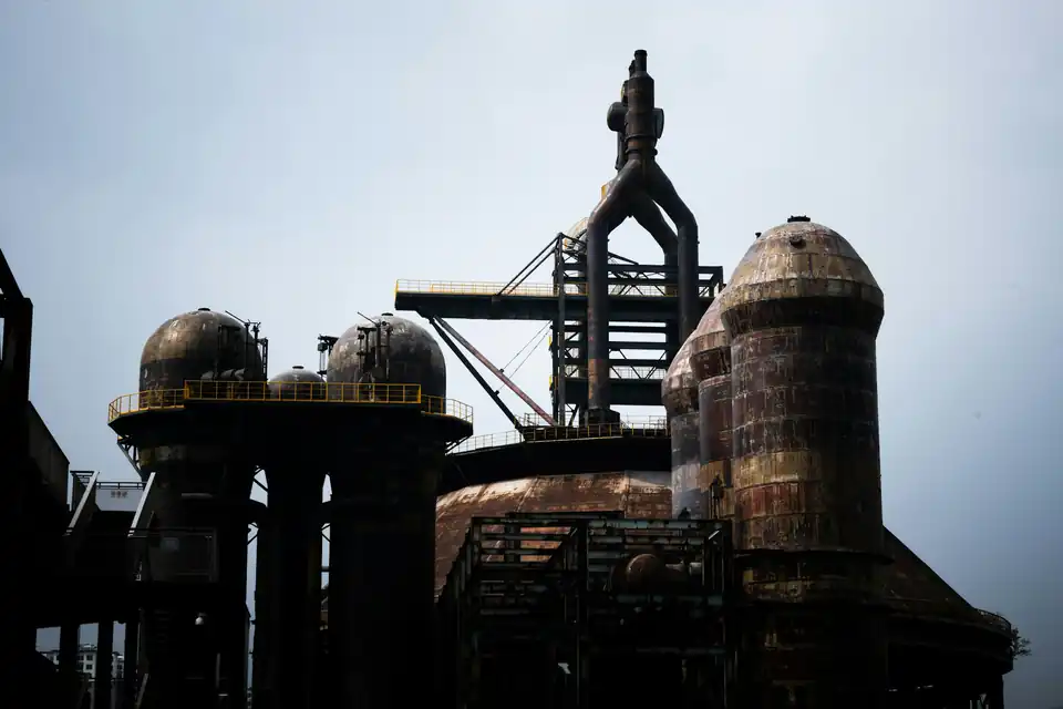 Former blast furnaces at Belval, Esch-sur-Alzette